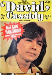 Imagem de David Cassidy Magazine - 27 - AUG 1974