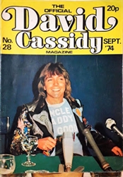 Imagem de David Cassidy Magazine - 28 - SEPT, 1974