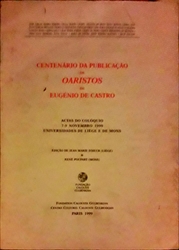 Imagem de Centenário da publicação de Oaristos de Eugénio de Castro
