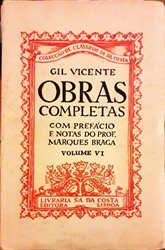 Imagem de Obras completas de Gil Vicente - Volume VI