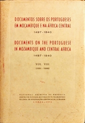 Imagem de Documentos sobre os Portugueses em Moçambique e na África Central  - 1497 - 1840  - Vol. VIII